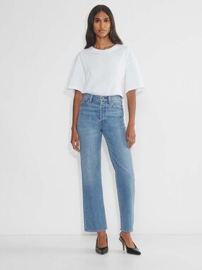 DENIM FORUM | The Arlo High Rise Straight Jean Sz US 29